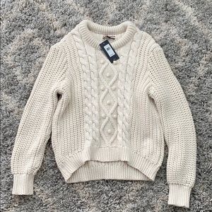 Chunky knit sweater